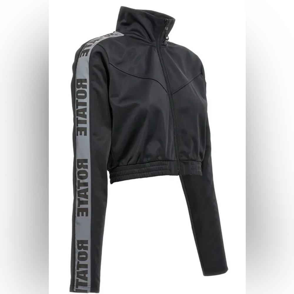 Black Cropped Jacket - ROTATE Birger Christensen